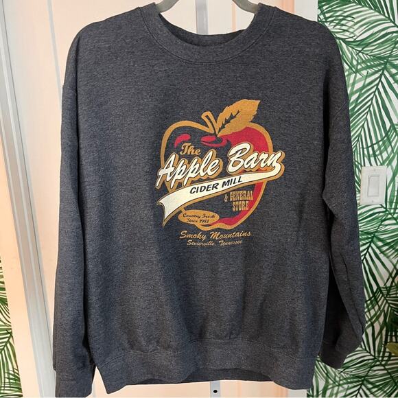 The Apple Barn Cider Mill Smoky Mountains Tennessee Destination Sweatshirt M - Picture 2 of 7